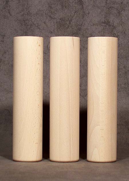Piedi per mobili legno torniti a semplice forma cilindrica, GM62