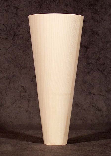 Semplici piedi a forma conica per mobili legno, acero, GM30
